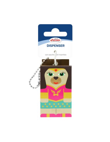 Cardboard hygienic bag dispenser - Record