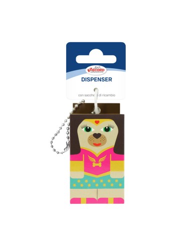 Cardboard hygienic bag dispenser - Record