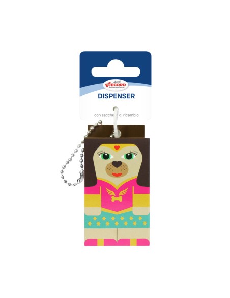 Cardboard hygienic bag dispenser - Record