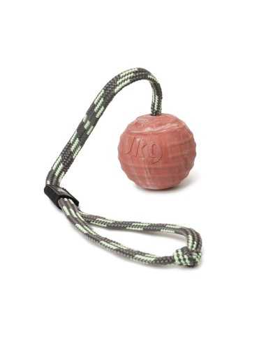 Palla in caucciù con tirante e maniglia IDC Natural Rubber Ball - Julius K9