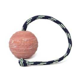 Caoutchouc ball with knotted string Julis-k9 - Julius K9