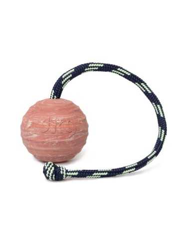 Caoutchouc ball with knotted string Julis-k9 - Julius K9
