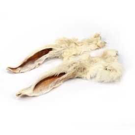 Dried meat snacks for cats 2 pcs ears rabbit Anima Selvaggia 20 g - Record