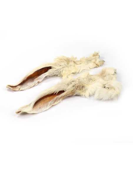 Dried meat snacks for cats 2 pcs ears rabbit Anima Selvaggia 20 g - Record