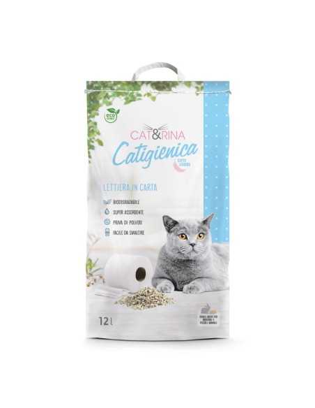 Catigienica paper cat litter 12 l - Cat&Rina