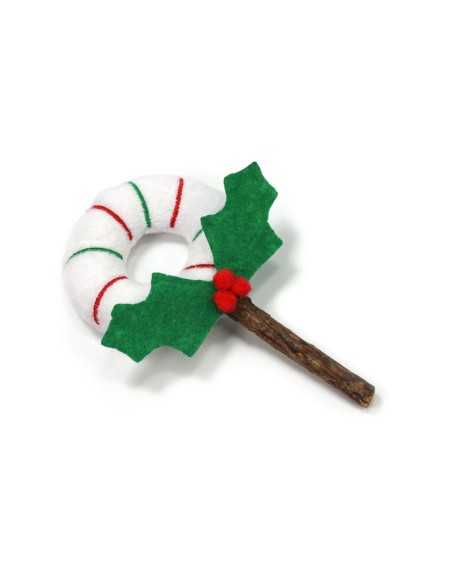 Christmas cat toys with plush and matatabi stick - Record