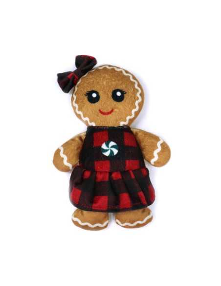 Christmas dog toy with squeaker Gingerbread - Record