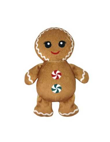 Christmas dog toy with squeaker Gingerbread - Record