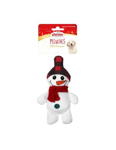 Christmas dog toy with squeaker Snowman - Record