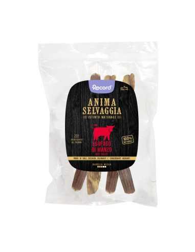 Dried meat snacks for dogs oesophagus beef Anima Selvaggia 50 g - Record