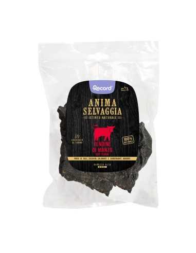 Snack carne essiccata per cani fegato manzo Anima Selvaggia 50 g - Record