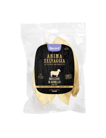 Dried meat snacks for dogs 2 pcs Anima Selvaggia lamb ear 20 g - Record