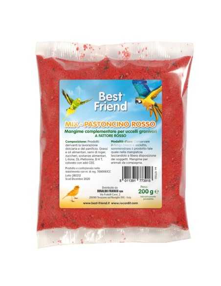 Mangime supplementare per uccelli pastoncino rosso 200 g - Best Friend