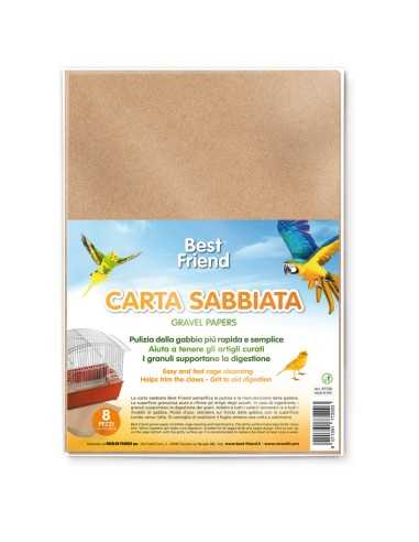 Fogli di carta sabbiata 8 pz - Best Friend