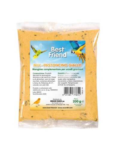 Supplementary feed for birds pasta food yellow 200 g - Best Friend