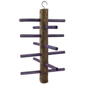 Scaletta in legno per uccelli 7 pioli - Best Friend