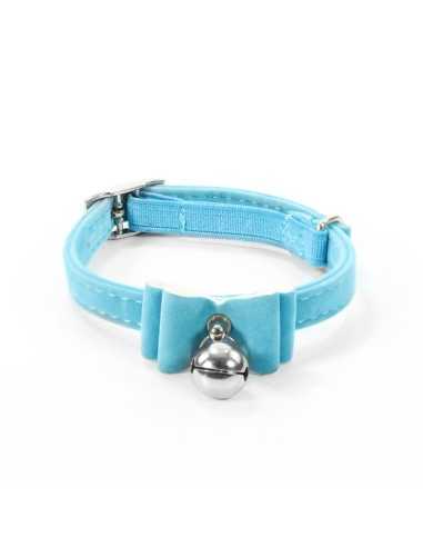 Synthetic suede leather cat collar - Record