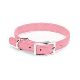 Suede leatherette dog collar - Record