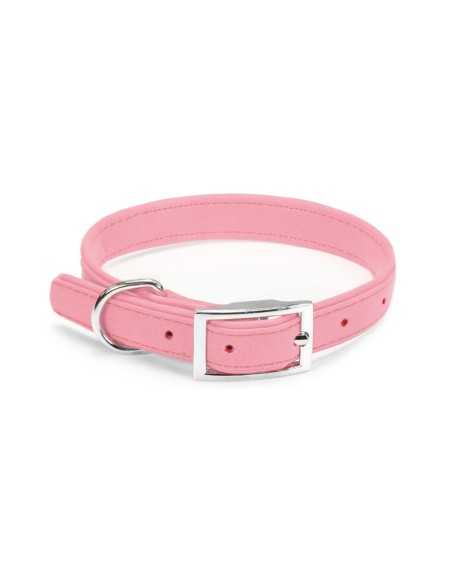 Suede leatherette dog collar - Record