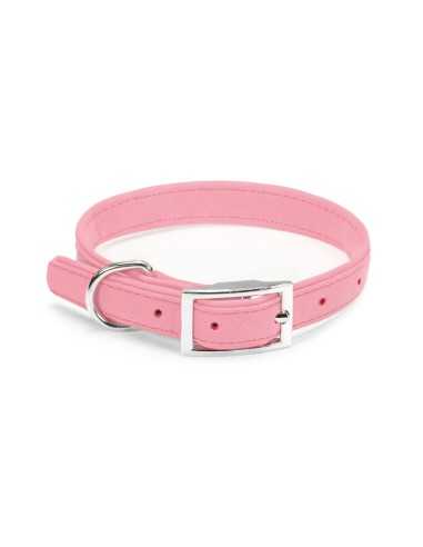 Suede leatherette dog collar - Record