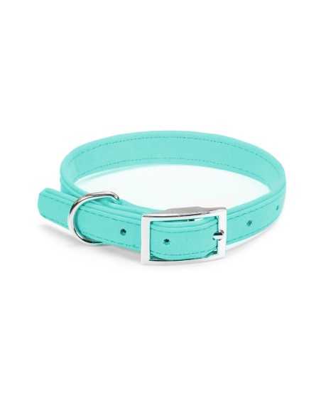 Suede leatherette dog collar - Record