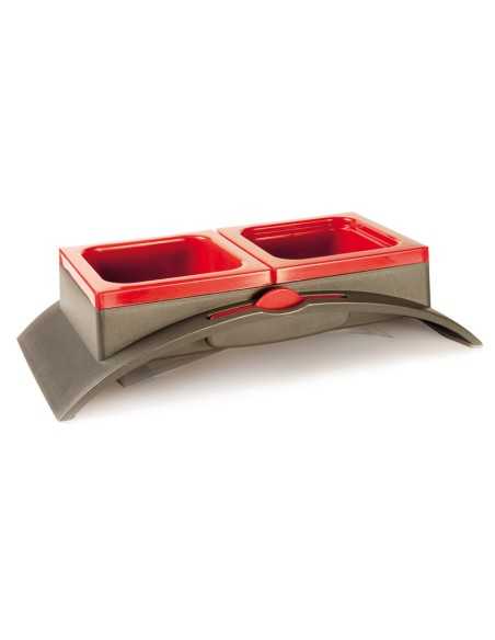 Double bowl with removable trays - Record