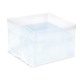 Ciotola pieghevole trasparente da viaggio