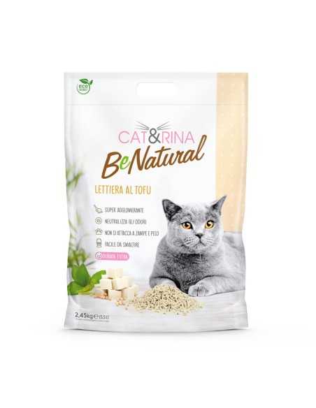 Benatural Lettiera per gatti al Tofu 5,5 l - Cat&Rina