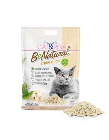 Benatural Lettiera per gatti al Tofu 5,5 l - Cat&Rina