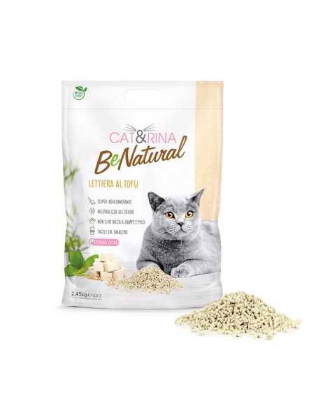 Benatural Lettiera per gatti al Tofu 5,5 l - Cat&Rina