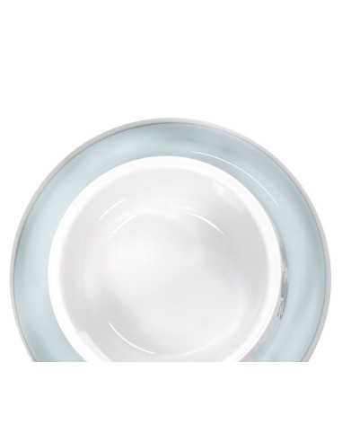 Ciotola bianca in plastica antiformiche con decorazione - Record