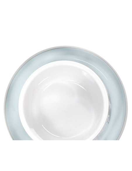 Ciotola bianca in plastica antiformiche con decorazione - Record