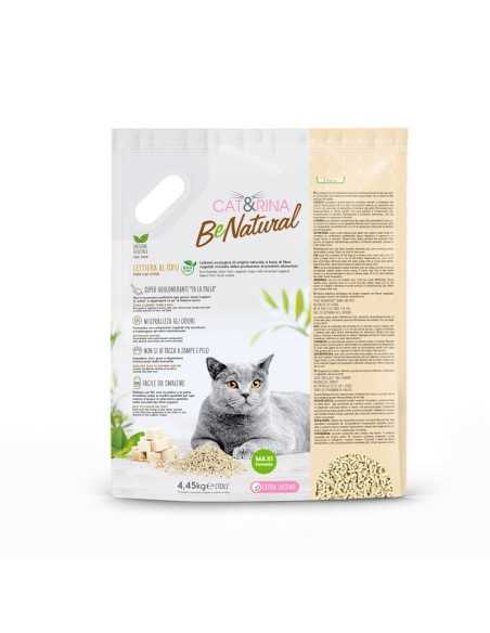 Benatural Lettiera per gatti al Tofu 10 l - Cat&Rina