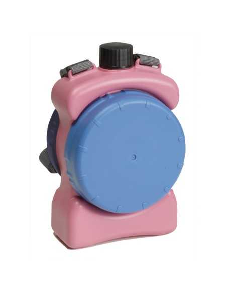 Aquarock multi-purpose water bottle with built-in bowls and hygiene bag holder - Record