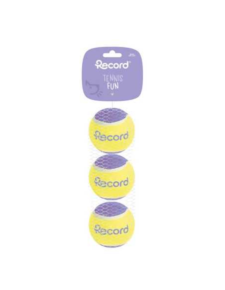 Palline cani Tennis Fun Ø 6,5 cm 3 pcs/conf. - Record