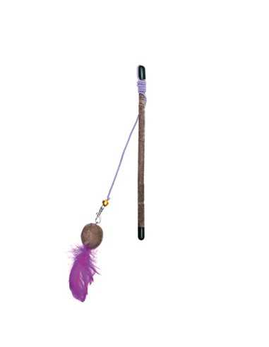 Cat teaser 3in1 stick with 3 interchangeable toy 6 pcs/pack - Record