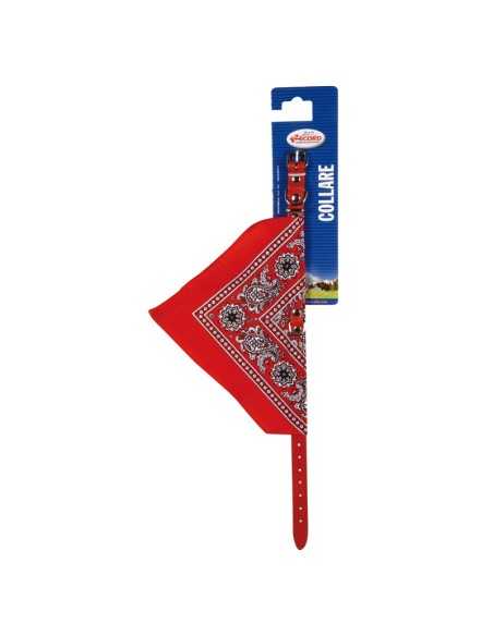 Collare per cani in cuoio con bandana - Record