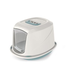 Bacinella igienica coperta per gatti Galaxy con paletta e filtro