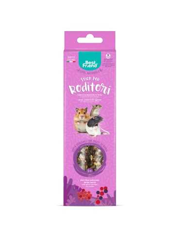 Natural snack sticks for small rodents with berries 115 g - Best Friend