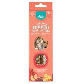 Natural snack sticks for rabbits, guinea pigs and chinchillas with fruit 115 g - Best Friend