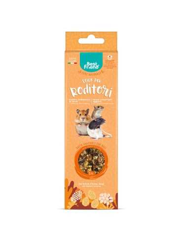 Natural snack sticks for small rodents with nuts 115 g - Best Friend