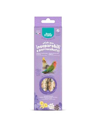 Stick for lovebirds and parakeets with trpical fruit 115 g - Best Friend