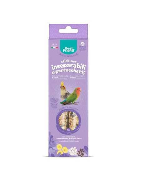 Stick for lovebirds and parakeets with trpical fruit 115 g - Best Friend