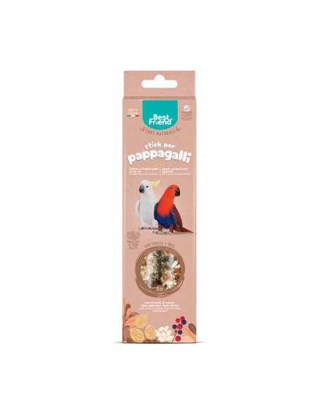 Natural fruit and nut sticks for parrots 165 g - Best Friend