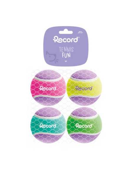 Tennis fun ball Ø 6,5 cm 4 pcs/pack - Record