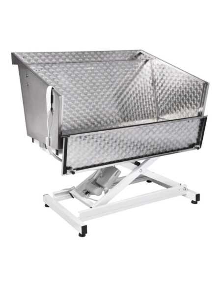 Vasca inox con paraspruzzi - Record