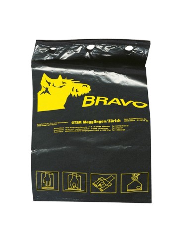 Sacchetti igienici per cani Bravo, 100 pcs 20x33 cm