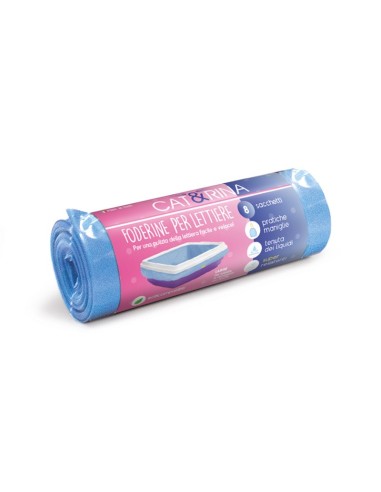 Foderine per lettiere con maniglie 50x38 cm, Confezione da 8 pcs