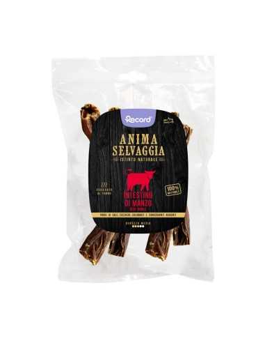 Snack carne essiccata per cani intestino manzo Anima Selvaggia 50 g - Record