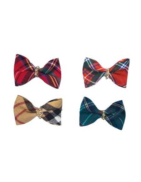 Big scottish pattern hair bows for dogs - Record